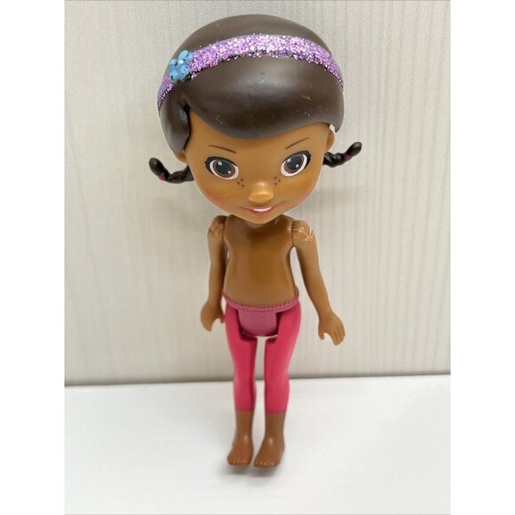 Disney DOC MCSTUFFINS Family DAD BROTHER Baby & Sister DOLL Figures Lot Of 5 - Picture 5 of 16
